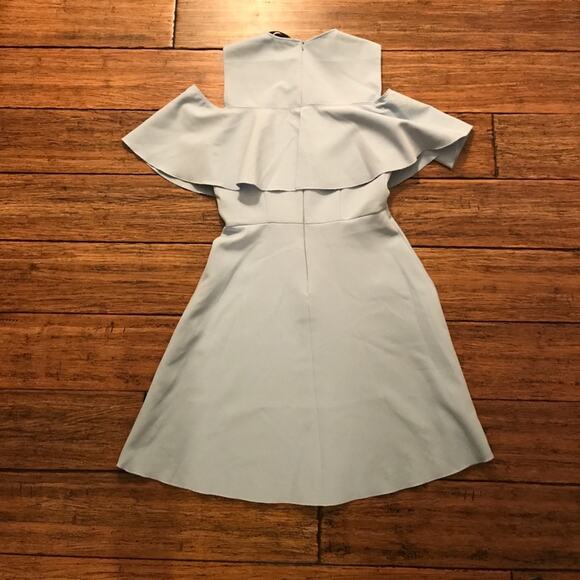 Zara Blue Dress Ruffle - Picture 5 of 6